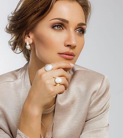 Brinco de pedra natural brasileira - Somos Todas Bárbaras