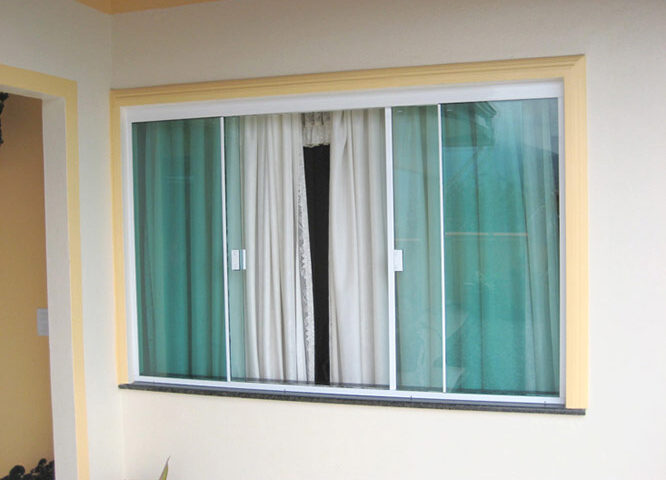 Janela de Vidro Temperado