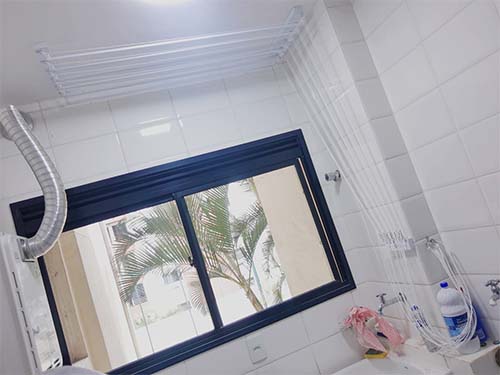 Colocação de Varal em Teto de Gesso