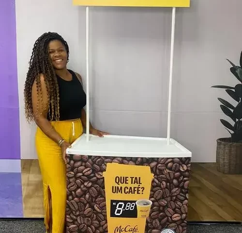 Balcão promocional portátil