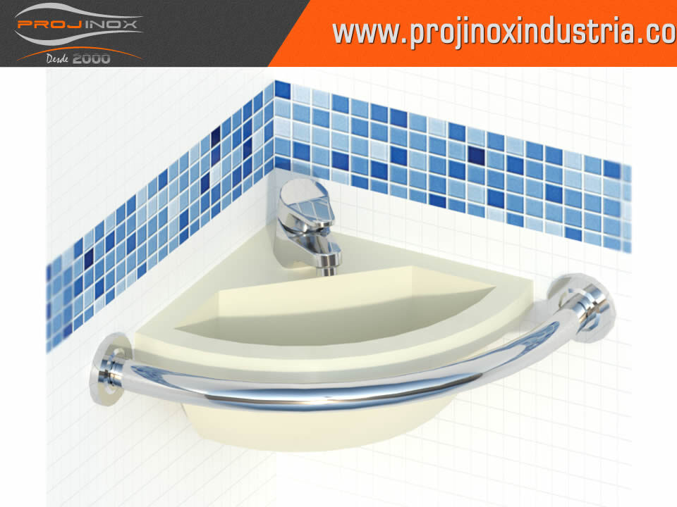 Barra de Apoio Inoxidável