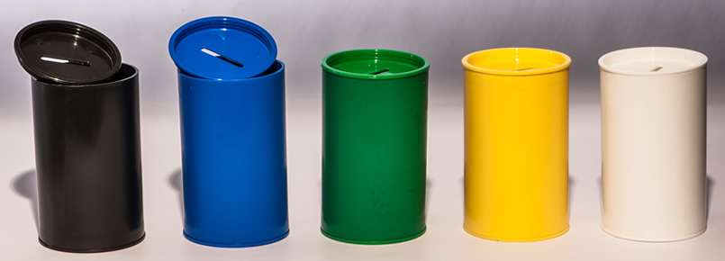 Cofrinho plástico para lembrancinha