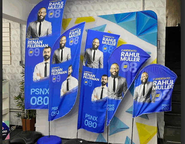 Wind banner personalizado