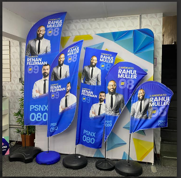 Wind banner personalizado