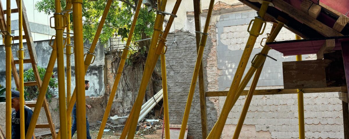 Escoramento para laje Santo André