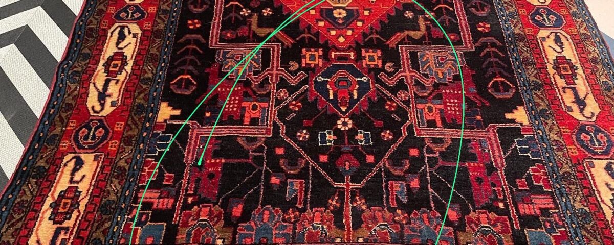 Colocação antiderrapante em tapete