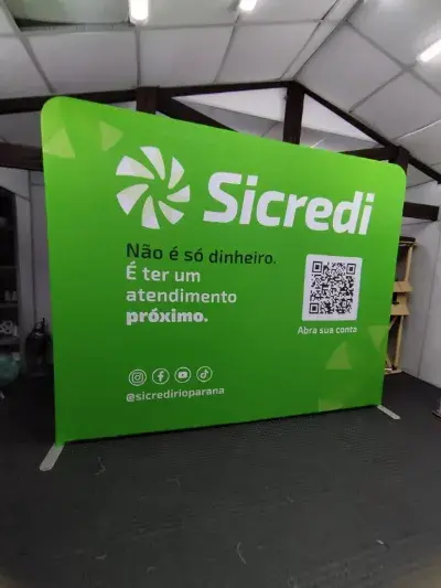 Backdrop em Tecido para Empresa