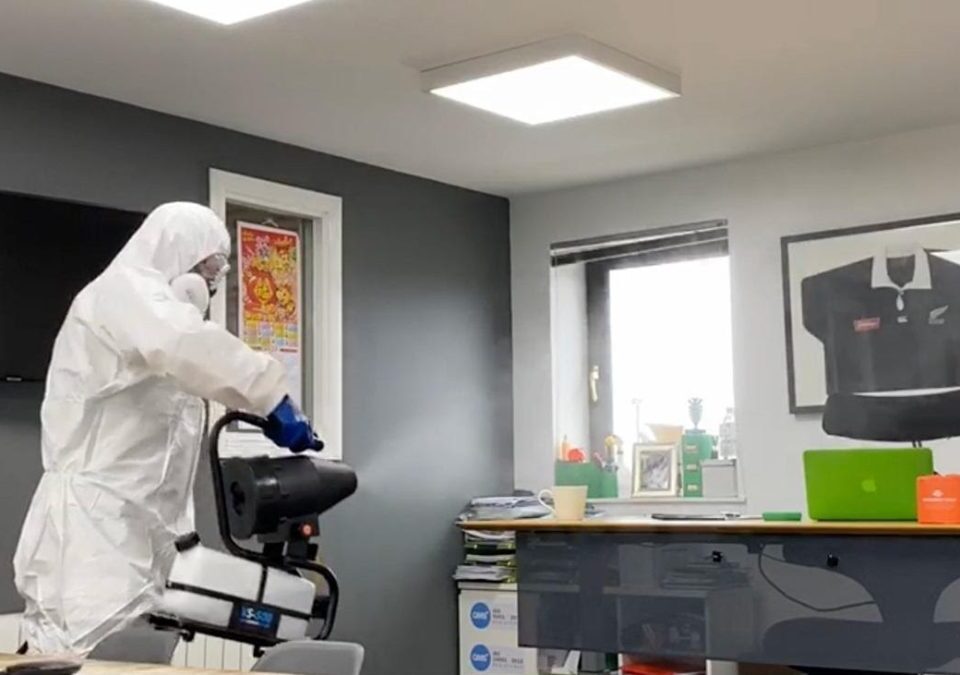 Empresa de sanitização covid