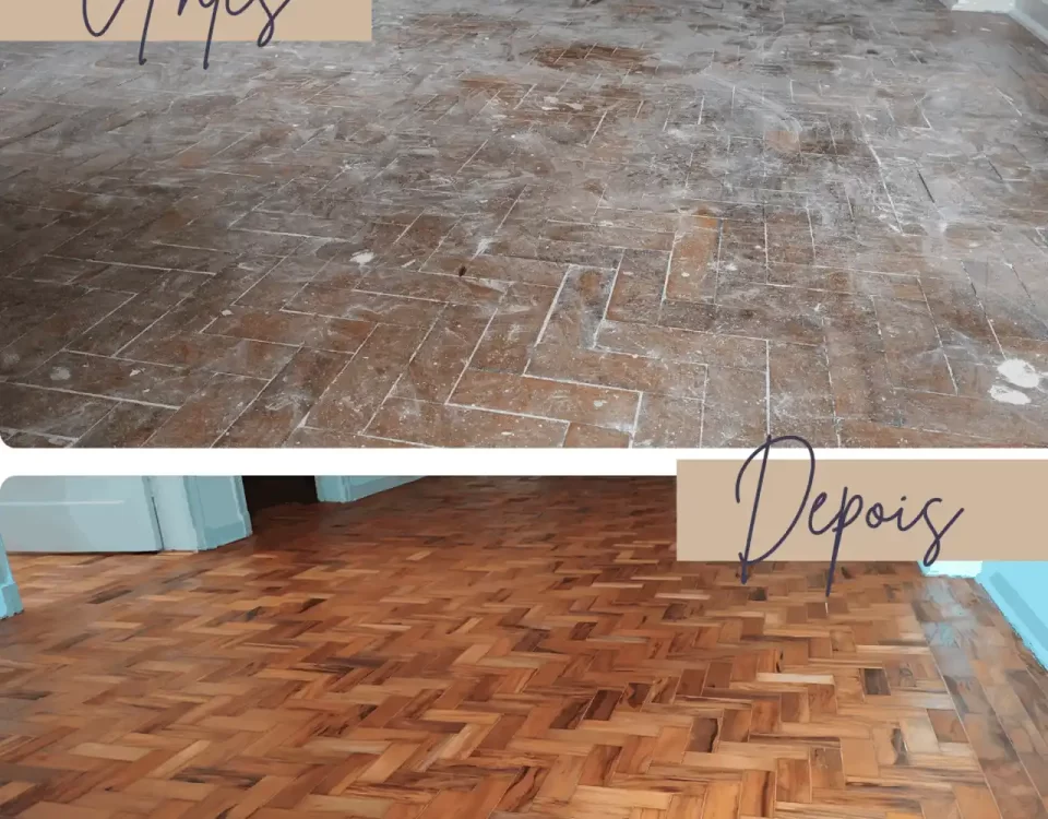 Restauração de Tacos de Madeira