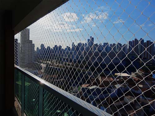 Telas de proteção na zona norte