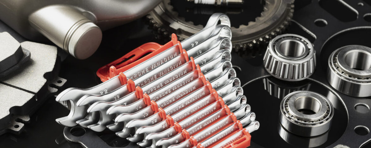 Loja de peças no varejo