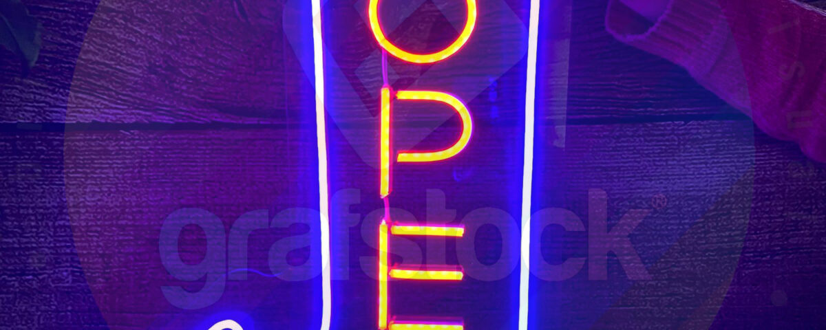 Letreiro luminoso para bar