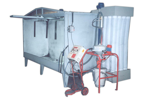 Cabines de pintura a pó