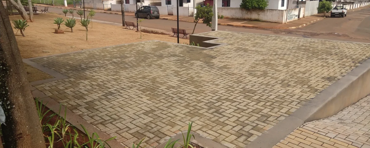 Piso Intertravado de Concreto em Paulínia