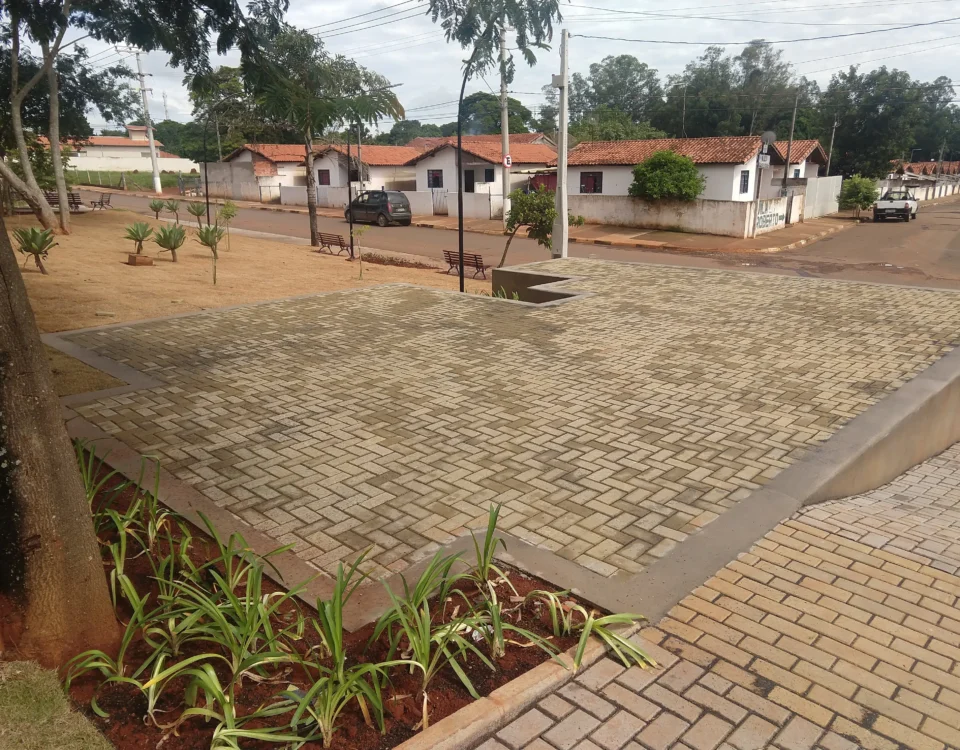 Piso Intertravado de Concreto em Paulínia