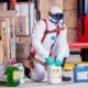 Sanitização de ambientes na Chácara Santo Antônio